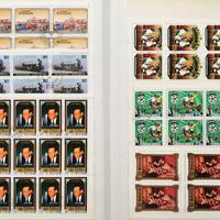 Corea, Russia - Lotto di 1210 francobolli tematici