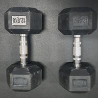 Manubri esagonali da 12.50 Kg