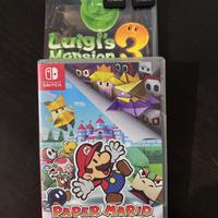 Lotto giochi Nintendo switch: Luigi 3 e Mario pape