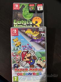 Lotto giochi Nintendo switch: Luigi 3 e Mario pape