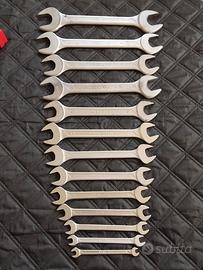Serie di 13  chiavi a forchetta usag 252-252N 