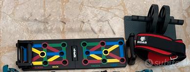 Board e ruota per addominali+fascia lombare