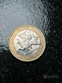 Moneta rara 1 euro Lietuva 2015
