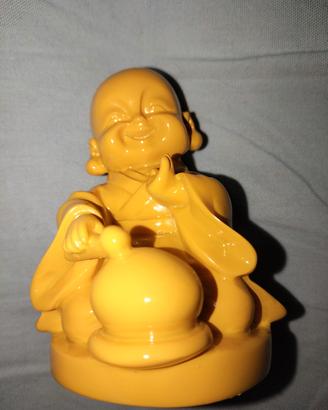 Monaco Tibetano Seduto Tema Budda