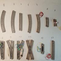 Marklin accessori rotaie binari scambi 