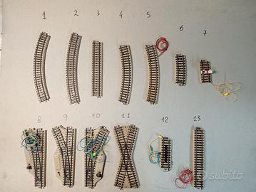 Marklin accessori rotaie binari scambi 