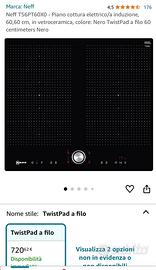 Piano cottura induzione neff