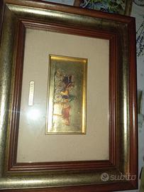 quadro in foglia d oro 