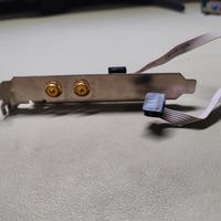 Connettore SPDIF IN e OUT per scheda audio