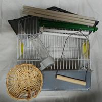 gabbietta completa  piccoli uccellini