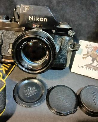 Nikon F Apollo Black Photomic + 50 mm f 1.4 pre ai