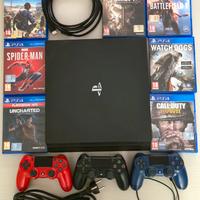PS4 Pro 1TB SSD + 7 Giochi + 3 Controller