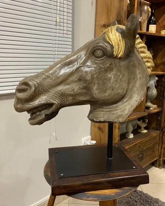 Scultura Cavallo in resina
