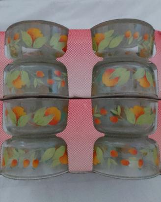 set 8 coppette macedonia vintage