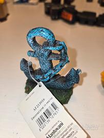 4 decorazioni per acquario 