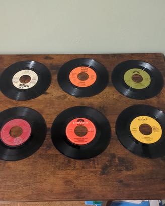 Lotto 11 vinili 45 giri vintage anni 70 80 Mina