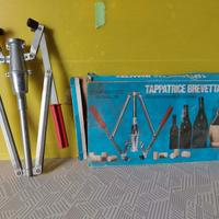 Tappatrice manuale con morsetto