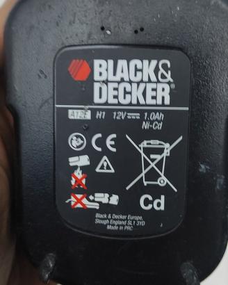 batteria black Decker  h1 a12e