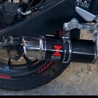 Scarico black widow mt125 r125