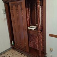 Mobile vintage appendiabiti e porta telefono