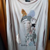 Maglia lunga MAX&CO, color rosa carne, mis.XL.