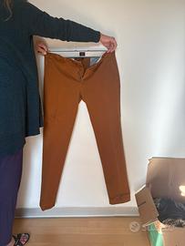 Pantaloni eleganti uomo marrone