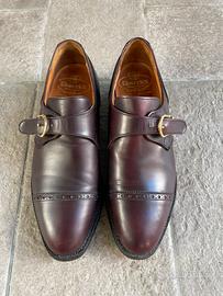 Scarpe uomo Church’s Borgogna con fibbia