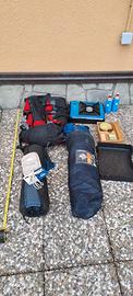 Kit trekking completo zaino tenda fornello