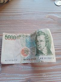 banconota da 5000 lire