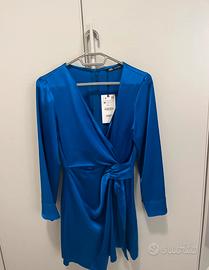 Abito blu elettrico zara store