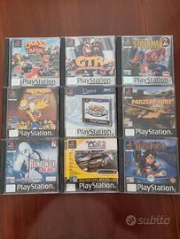 Lotto giochi PS1 originali COMPLETI