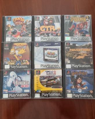 Lotto giochi PS1 originali COMPLETI