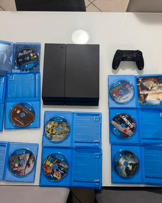 Ps 4 + 1 joystick +9 giochi