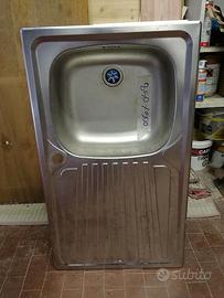 lavandino in acciaio inox