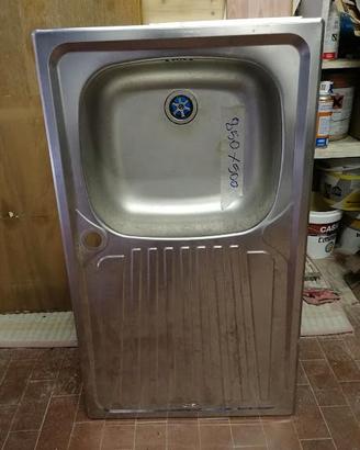 lavandino in acciaio inox