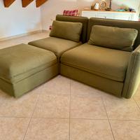 Divano componibile Ikea Vallentuna con contenitori