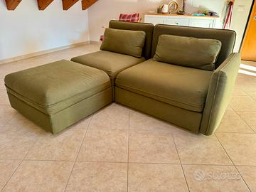 Divano componibile Ikea Vallentuna con contenitori