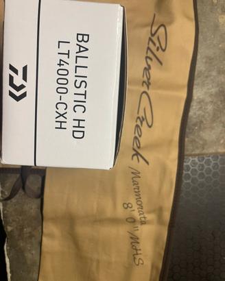 Combo marmorata daiwa ballistic - silver creek