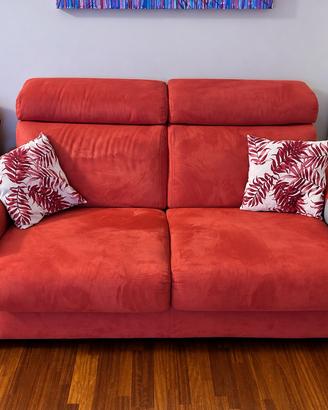 Divano letto Poltronesofà 2 posti sfoderabile