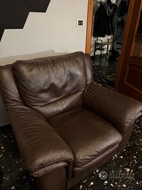 Divano e 2 Poltrone PELLE Natuzzi - Come Nuovi