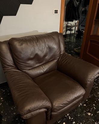 Divano e 2 Poltrone PELLE Natuzzi - Come Nuovi