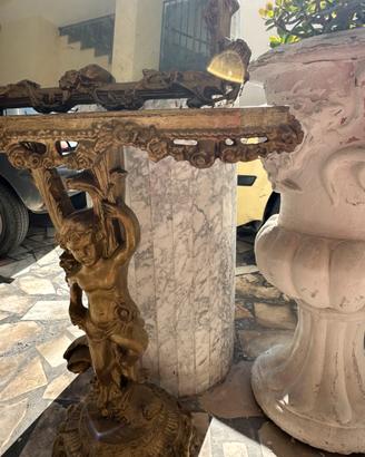 Specchiera in legno lavorato a mano