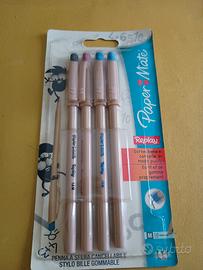  4 PENNE NUOVE  REPLAY PAPERMATE PER  LA SCUOLA 