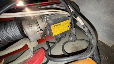 Paranco elettrico Fervi 200 kg e argano Iori