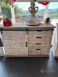 Cassettiera in legno