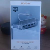 Hub USB C per iMac 24 2021, HOPDAY 6 IN 1