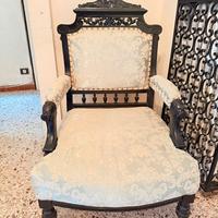 Poltrona in stile elisabettiano molto antica