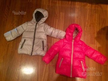 N.2 piumino bambina Benetton 18/24 mesi originali