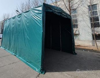 TENDOSTRUTTUTA RETRATTILE 8x4 pvc completa H3,5m