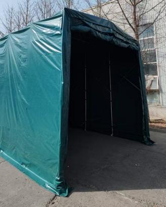 COPERTURA CAMPER RETRATTILE 8x4 pvc completa H3,5m